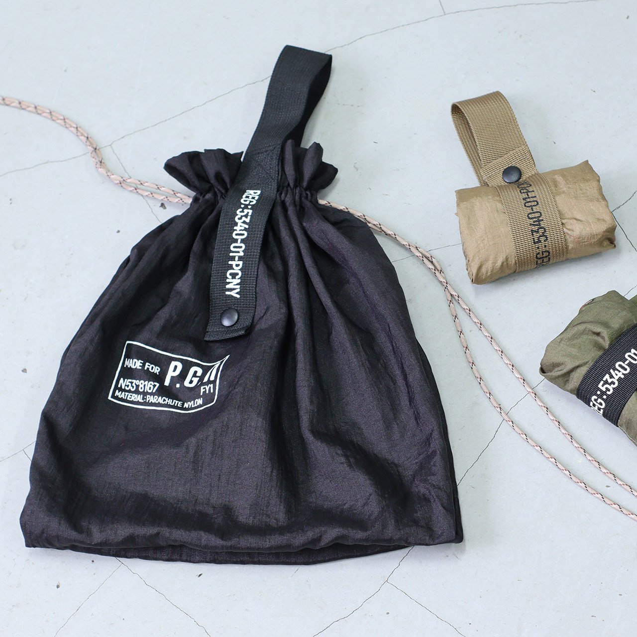PACKABLE PARACHUTE NYLON BAG