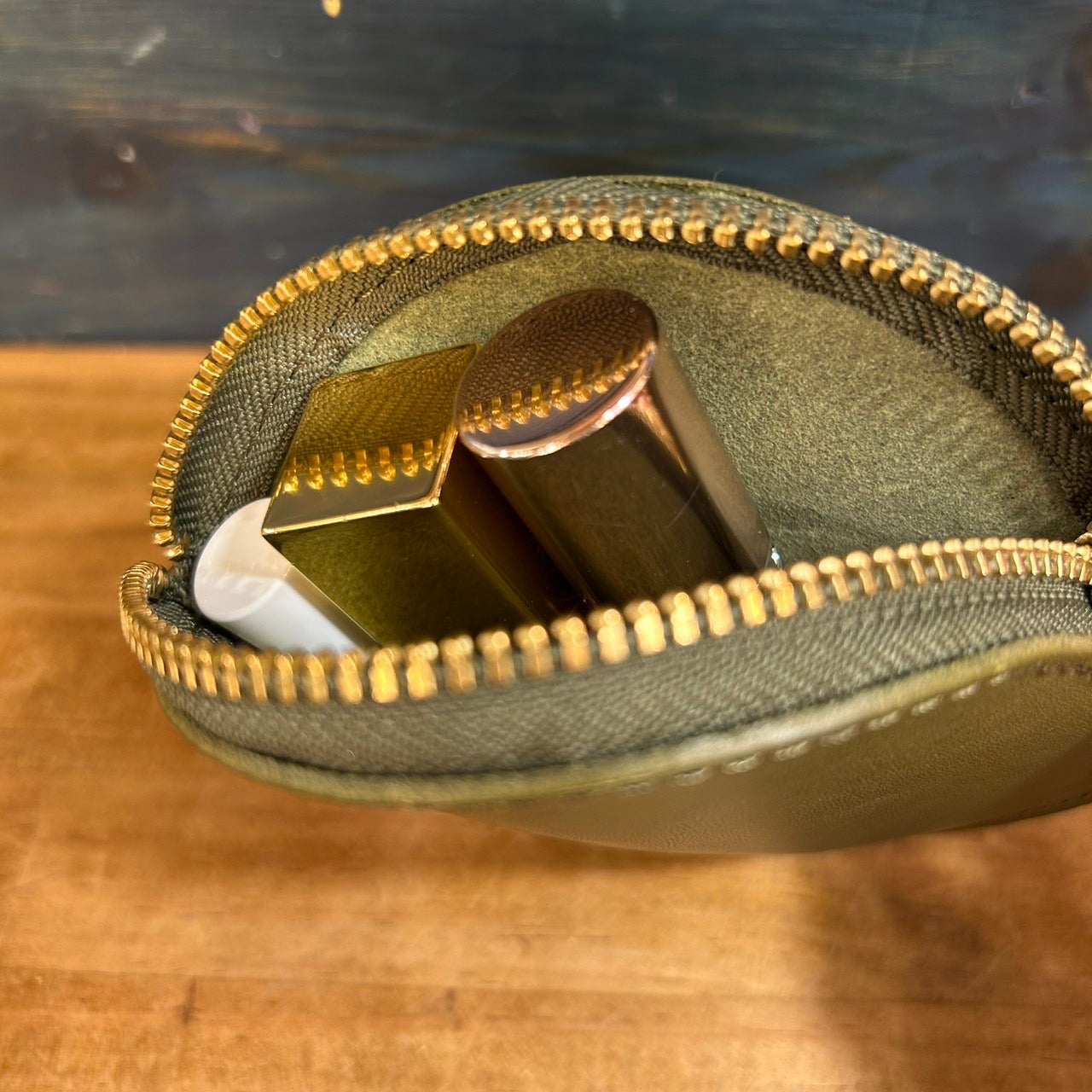 ジーンズ ぷっくりポーチ