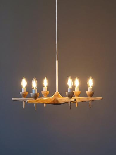 スロイド ウッドペンダントライト