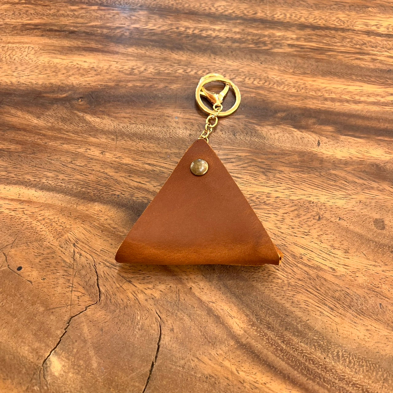 The Triangle Leather Coin Case