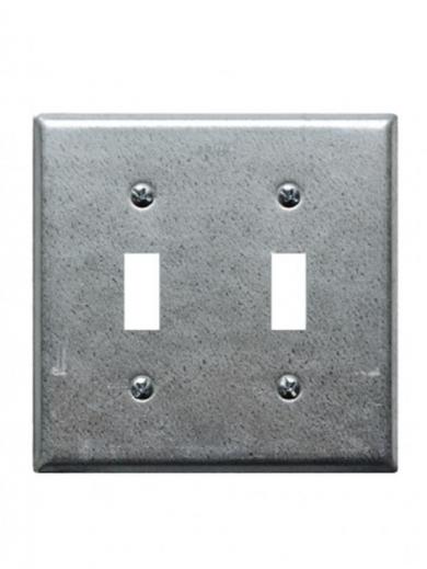 スチール スイッチプレート 亜鉛メッキ