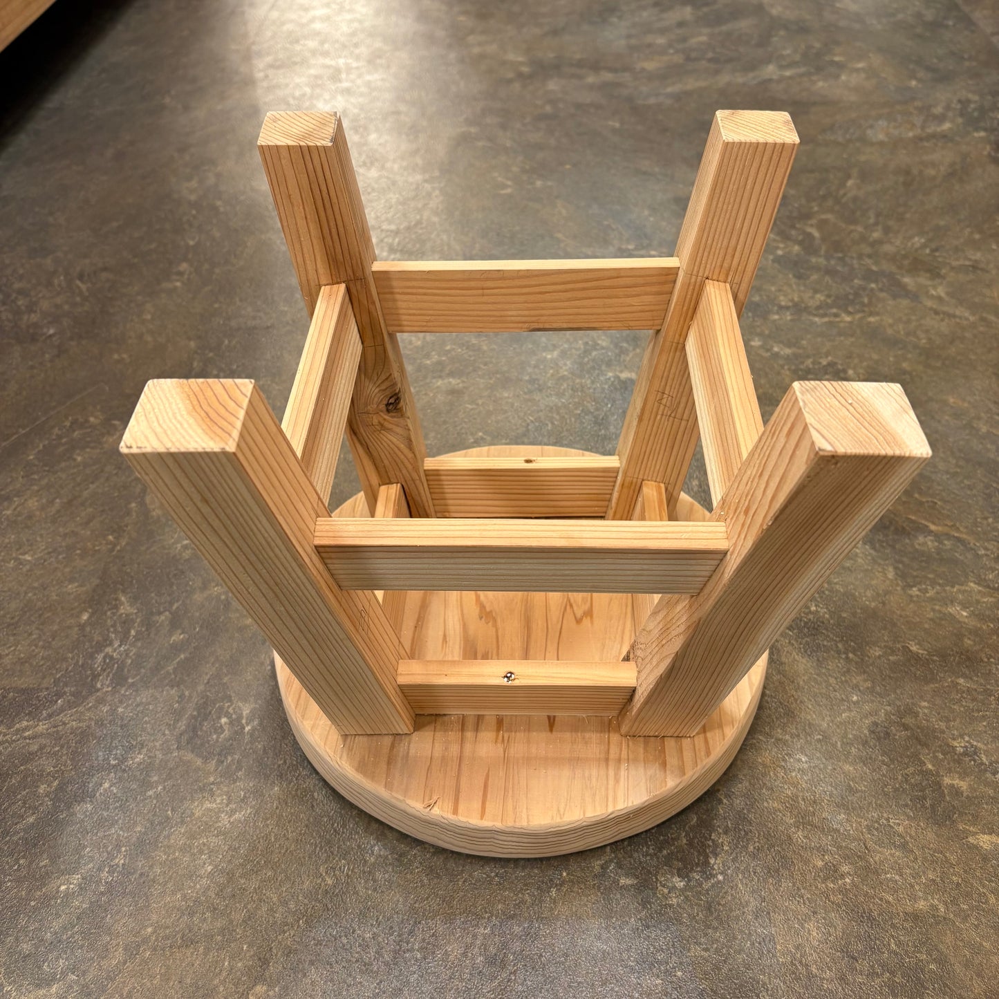 丸型 木製スツール