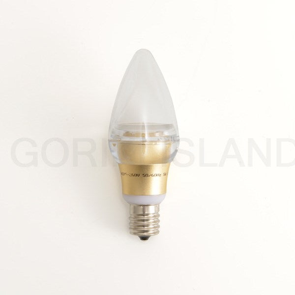 シャンデリア球型 LED E17 5w(クリア電球)