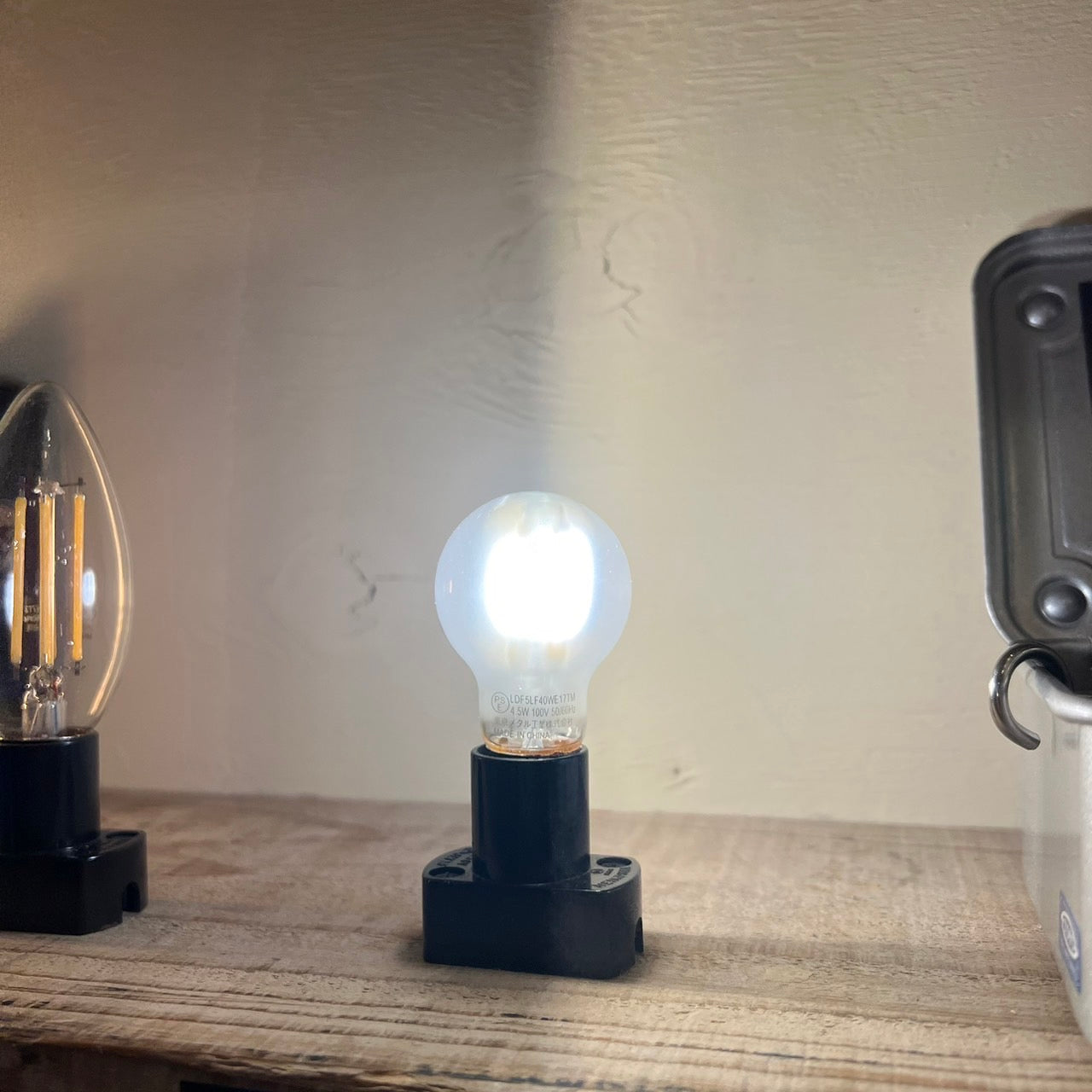 小型LED電球 E17乳白(40W相当)