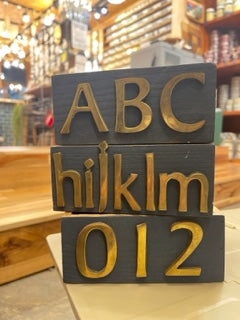 45mm LETTER GOLD