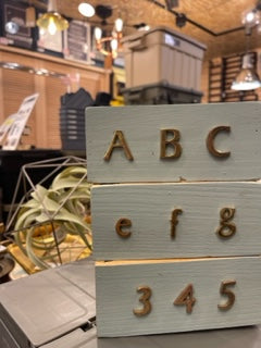 23mmLETTER GOLD