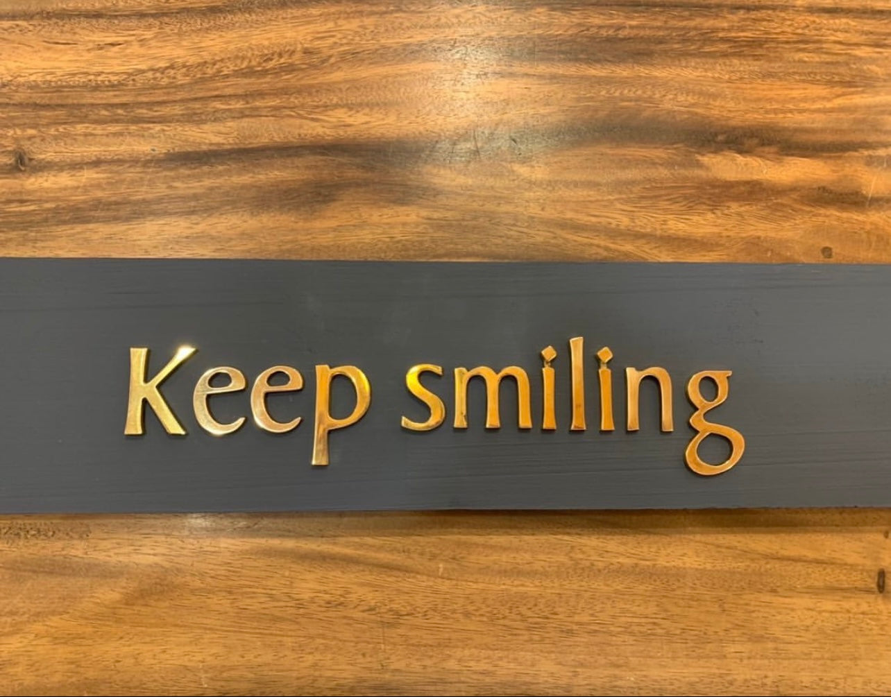 45mm LETTER GOLD