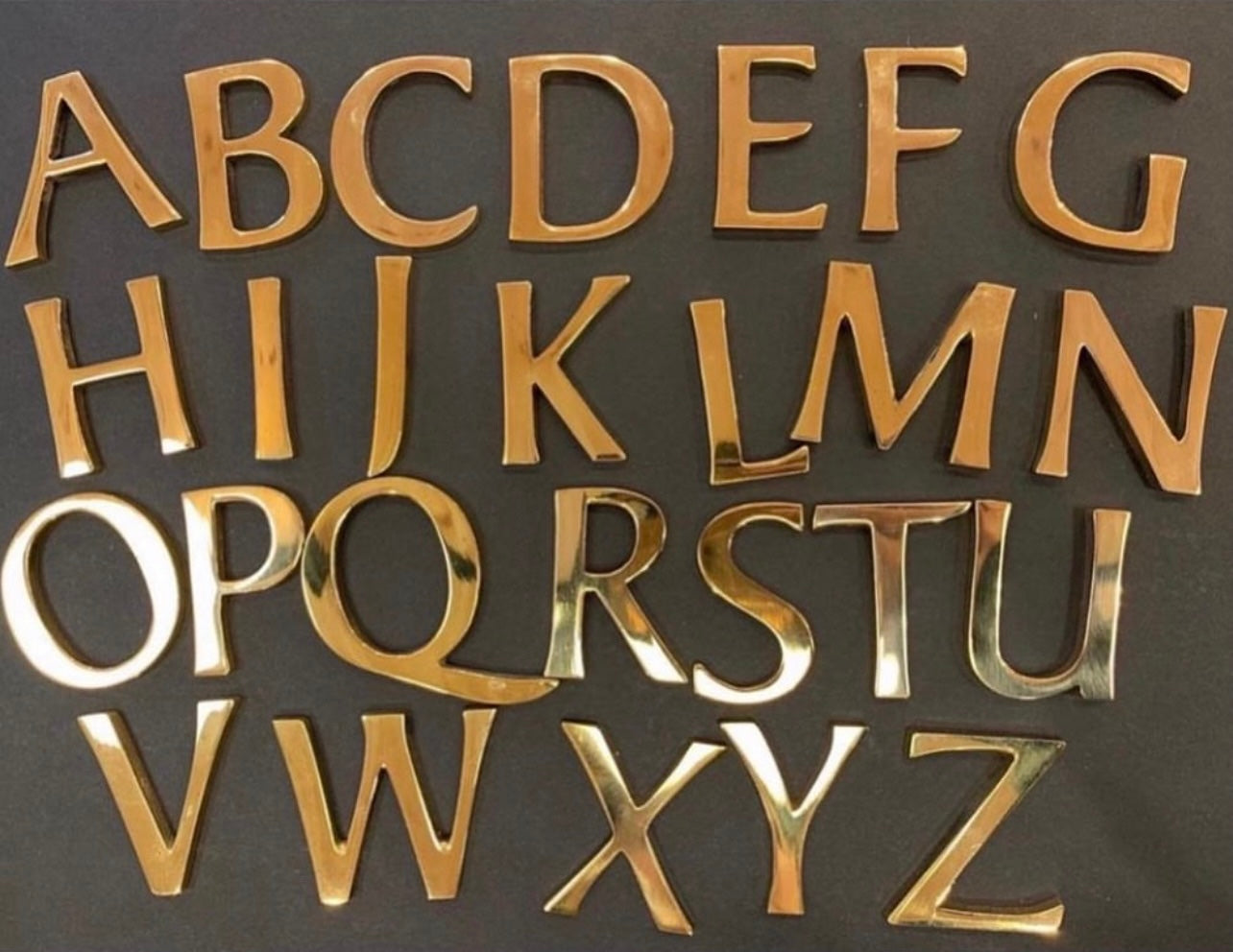 45mm LETTER GOLD