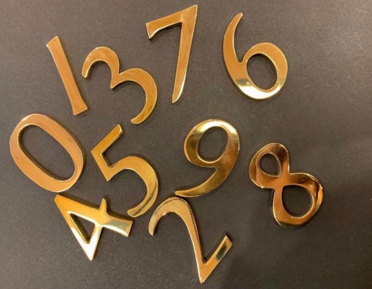 45mm LETTER GOLD