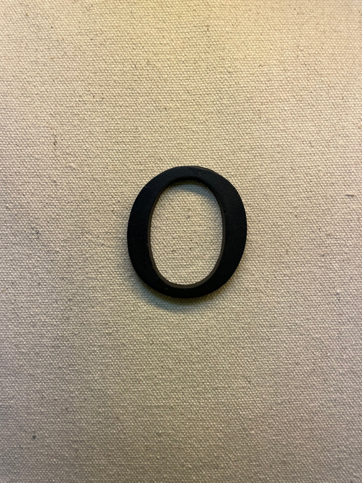 45mm　LETTER BLACK