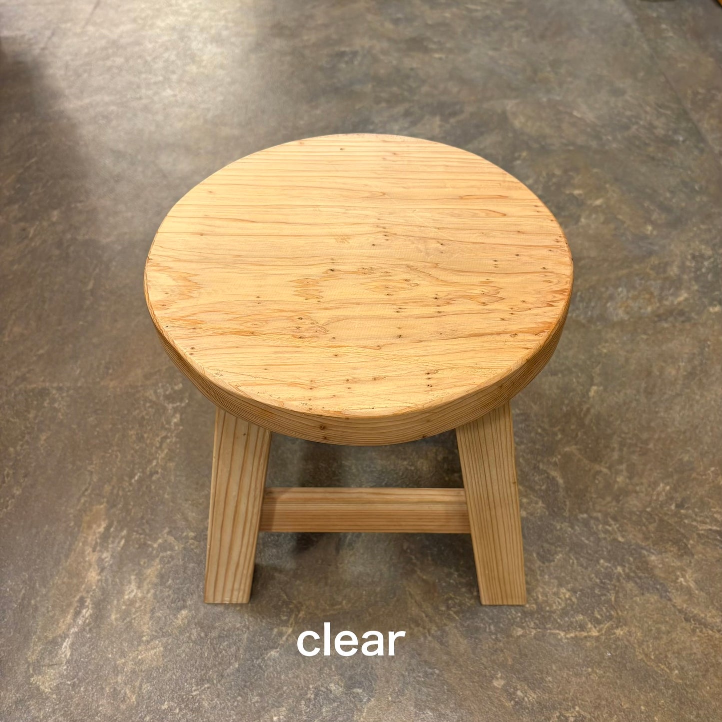 丸型 木製スツール