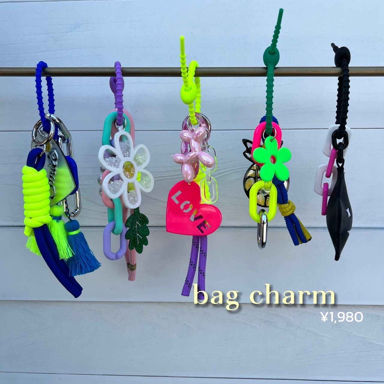 bag charm（008）LOVE