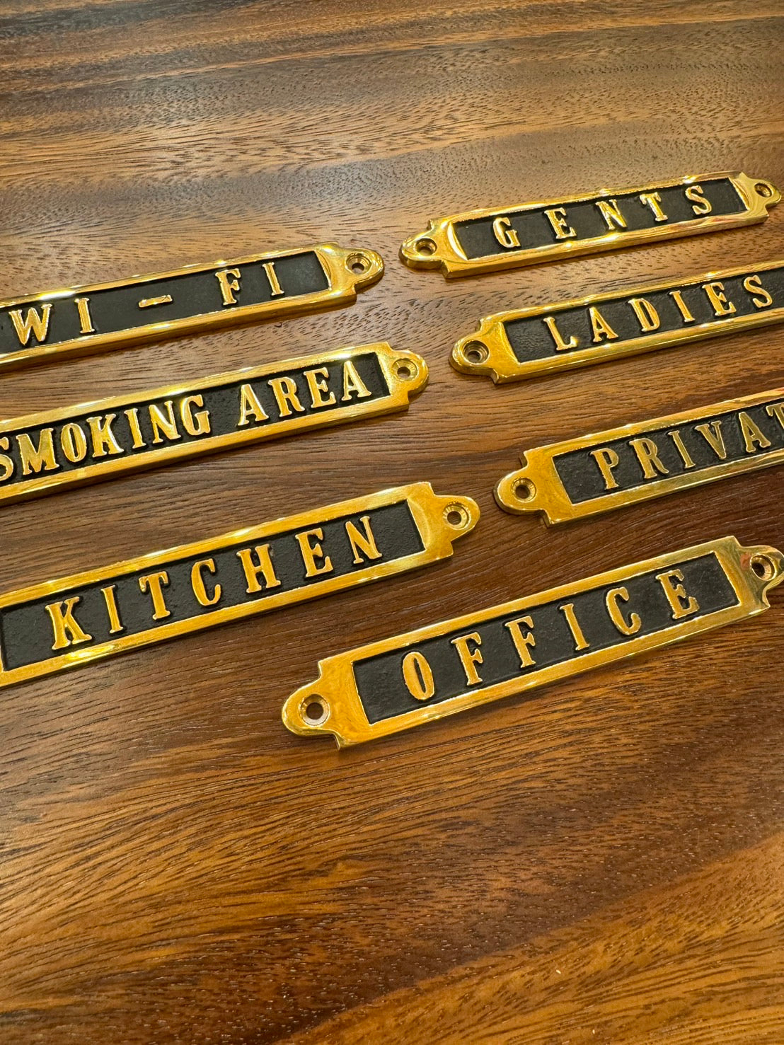 BRASS SIGN