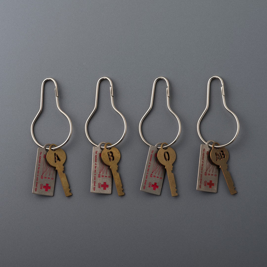 Blood Type Key Plate
