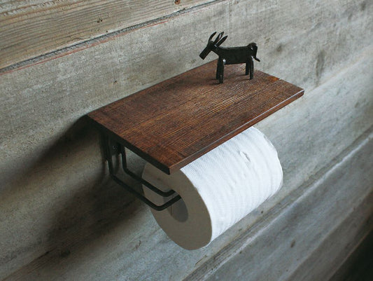 wood paper holder