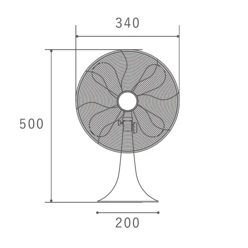 RETRO FAN TABLE