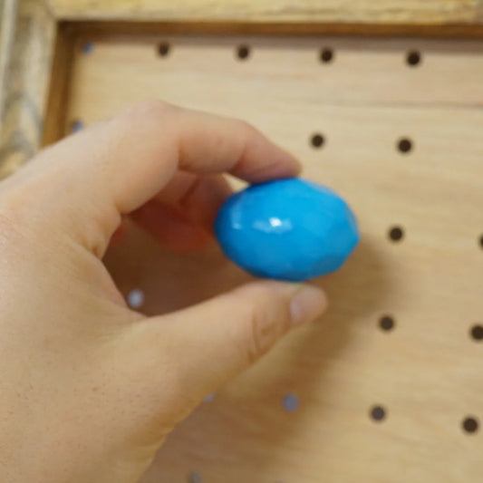 ガラスノブ ブルー