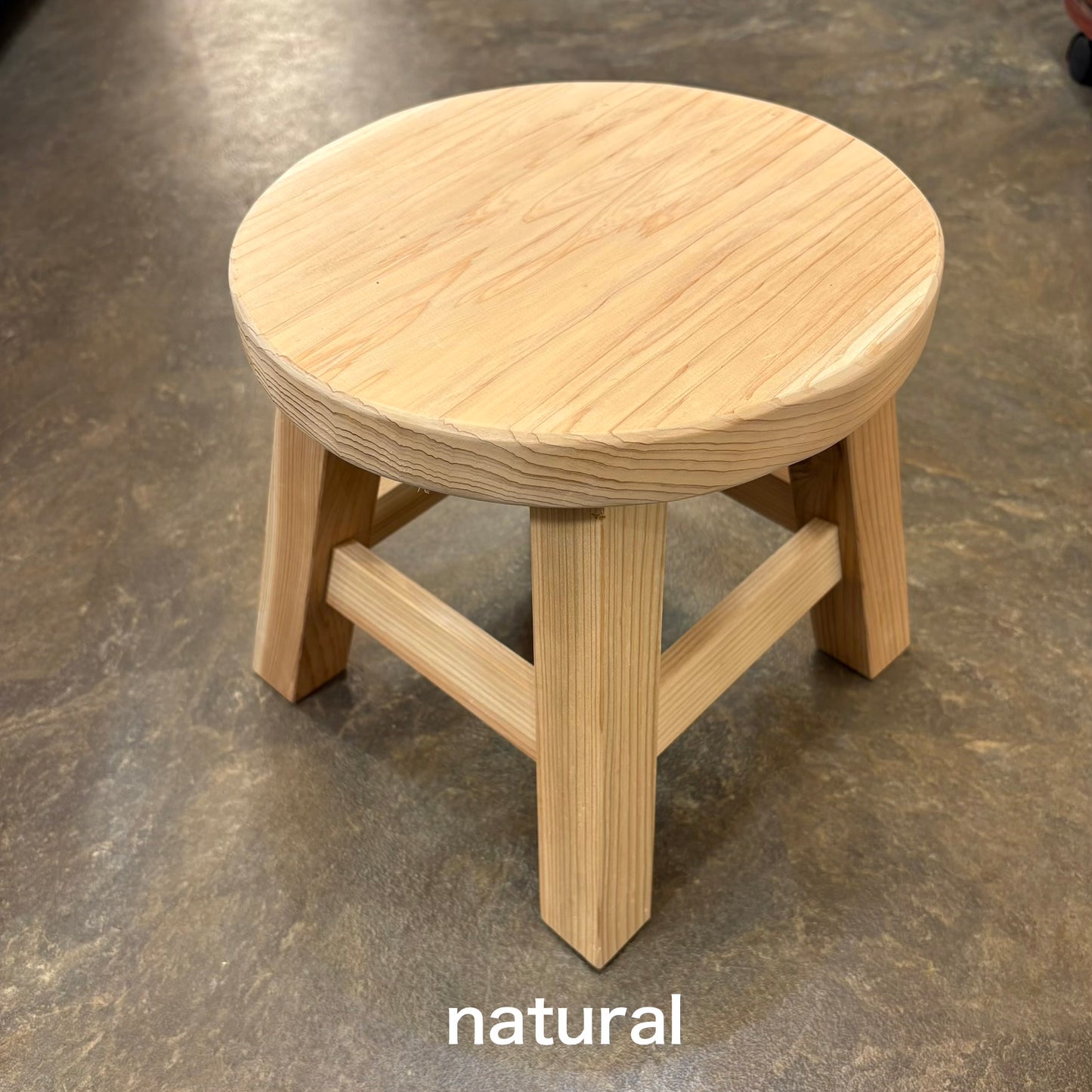 丸型 木製スツール