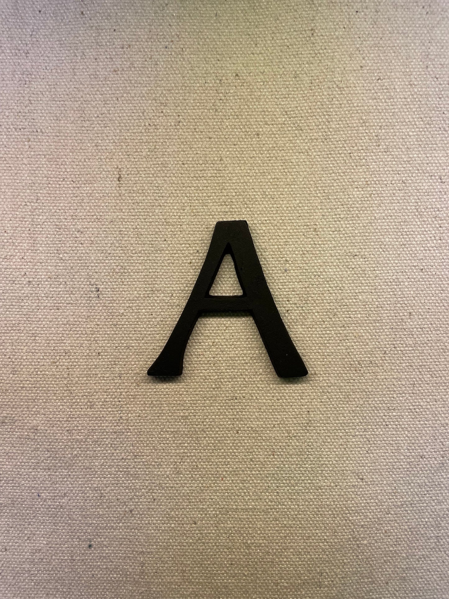 45mm　LETTER BLACK