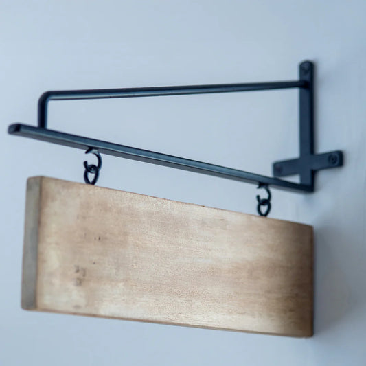 アイアンサインブラケット&サインプレート