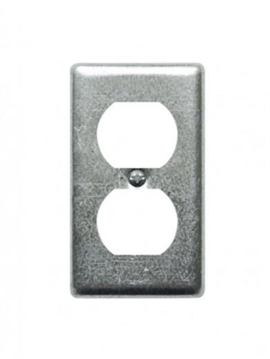 スチール　コンセントプレート