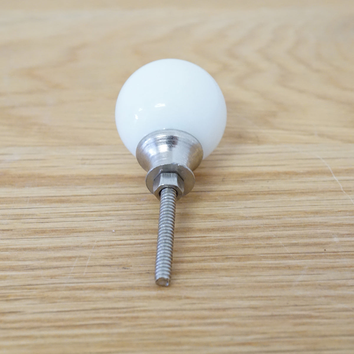 ガラスノブ ホワイト