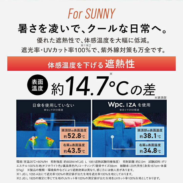 AUTOMATIC＆SAFE 晴雨兼用傘
