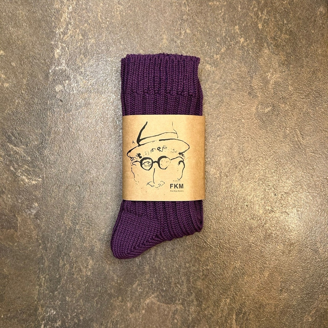 ローゲージリブコットンソックス