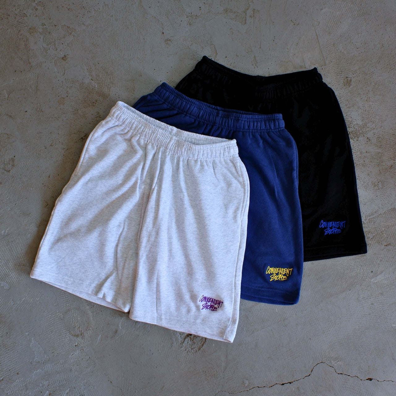 CONVENI LOGO SWEAT SHORTS