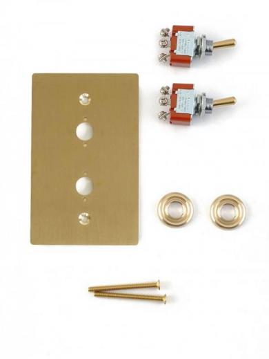 真鍮プレート　スイッチ