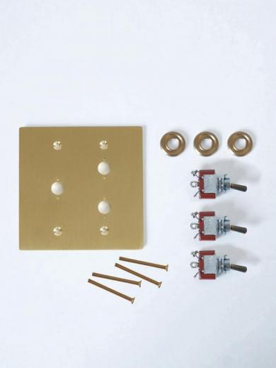 真鍮プレート　スイッチ