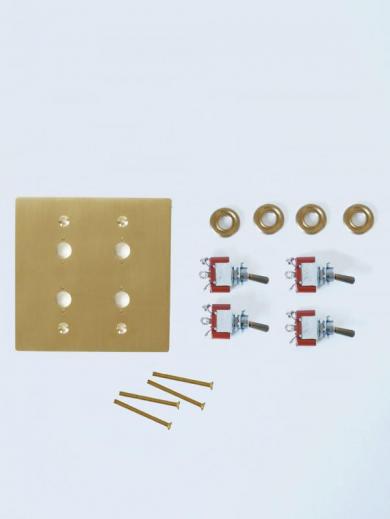 真鍮プレート　スイッチ