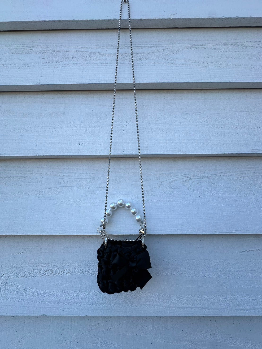 Beads shoulder bag