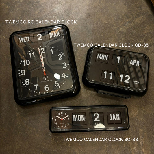 TWEMCO CALENDAR CLOCK