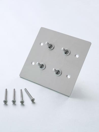 ステンレスプレート　スイッチ