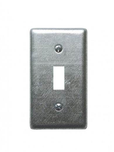 スチール　スイッチプレート　亜鉛メッキ