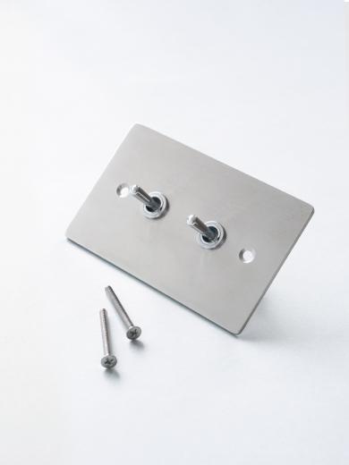 ステンレスプレート　スイッチ