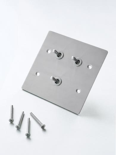 ステンレスプレート　スイッチ