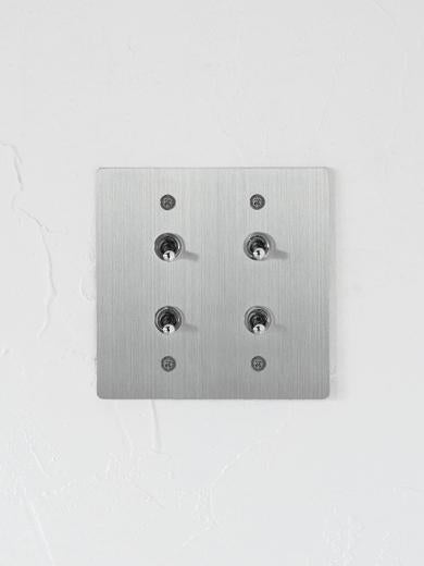 ステンレスプレート　スイッチ