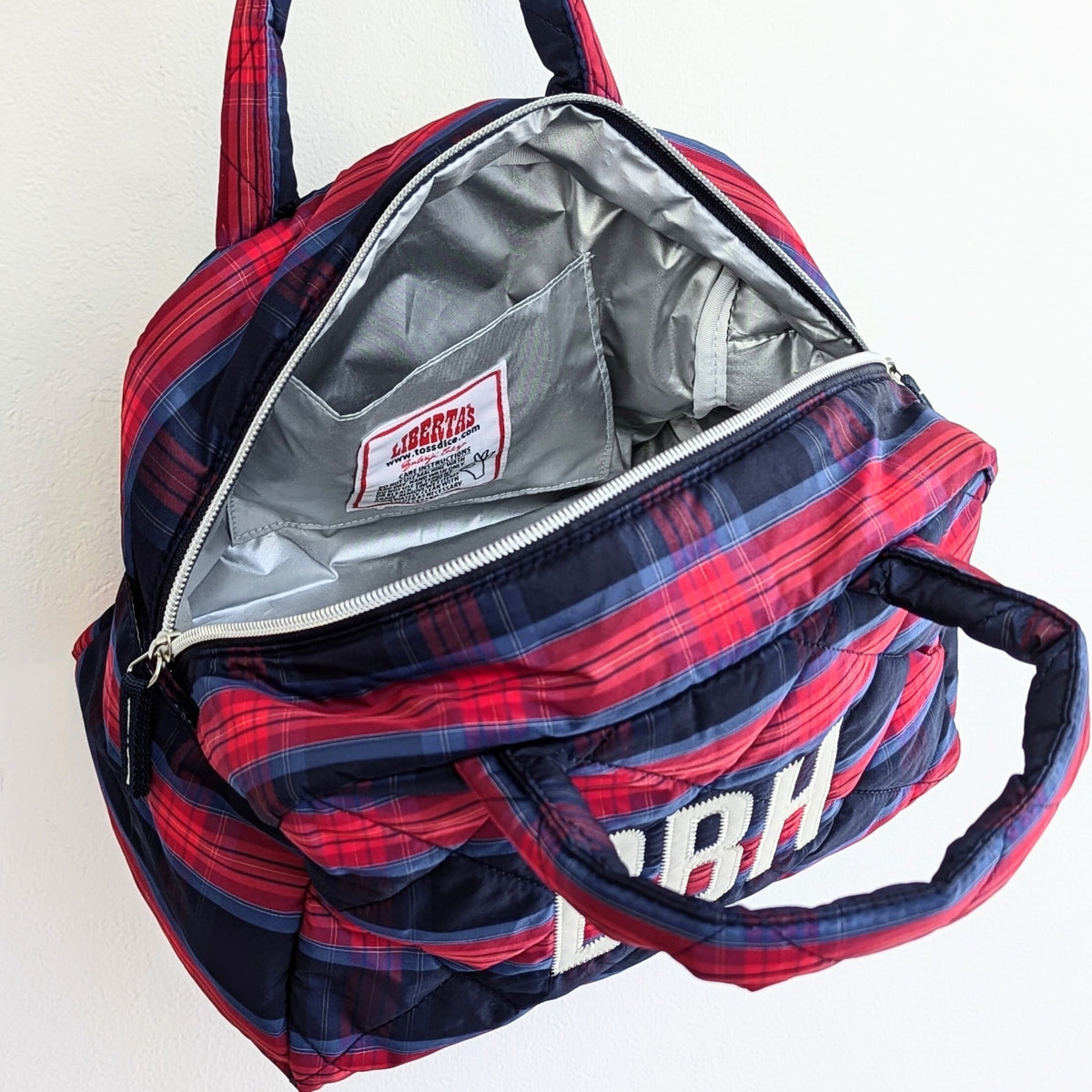 BBH　QUILTED MINI BOSTON BAG　CHECK