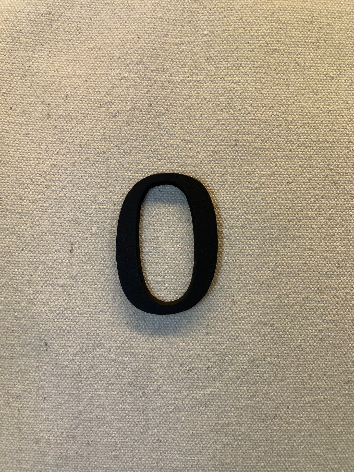 45mm　LETTER BLACK