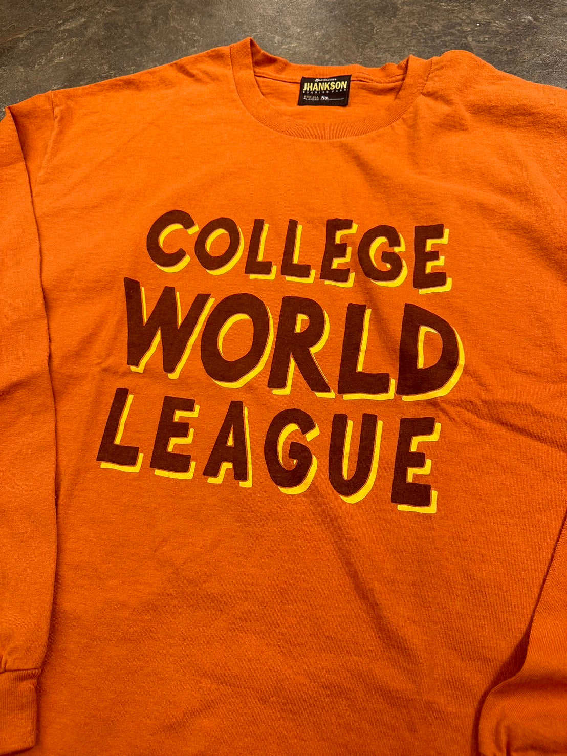 COLLEGE LEAGUE 6.0 Long sleeve Tee