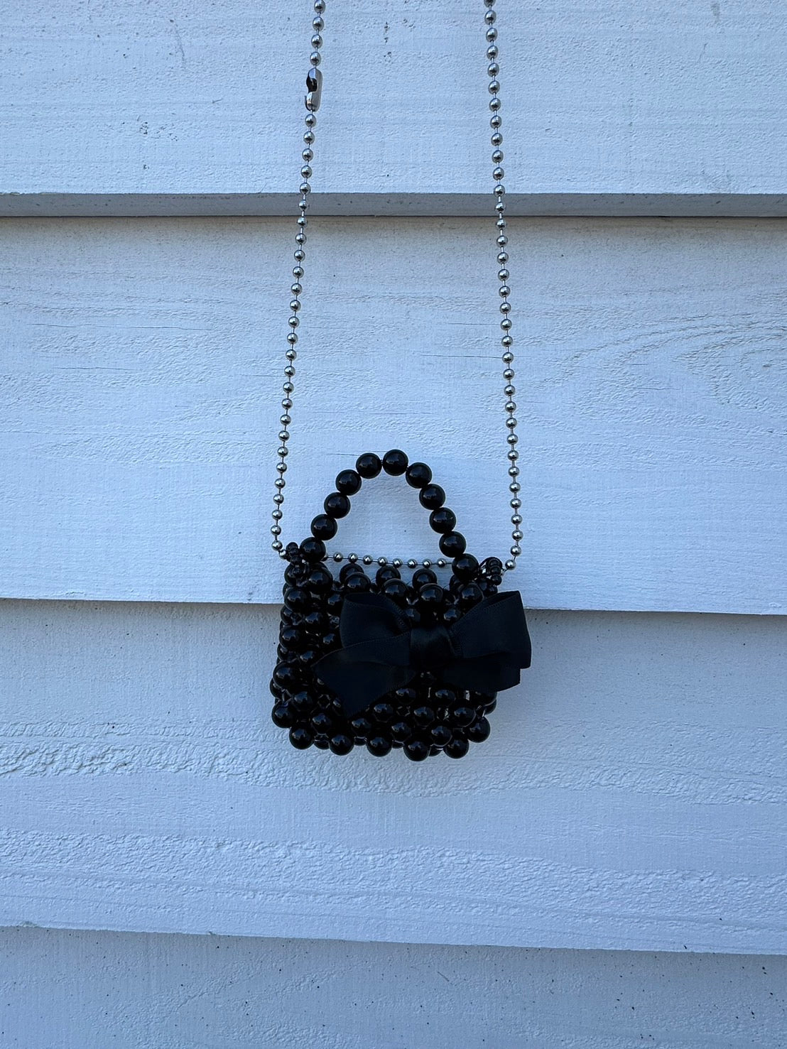 Beads shoulder bag