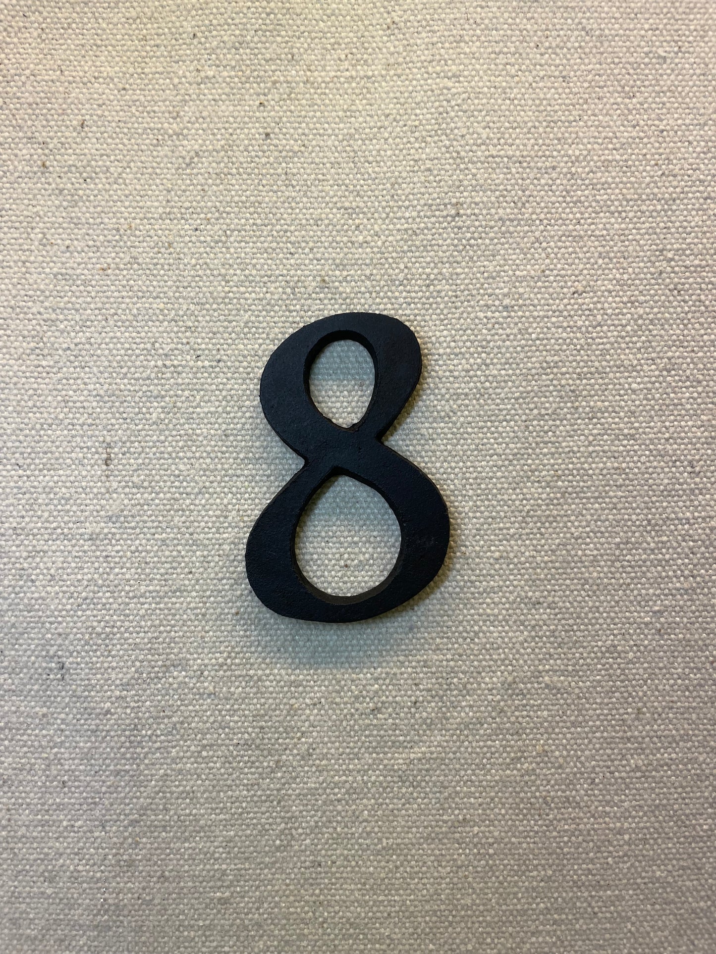 45mm　LETTER BLACK