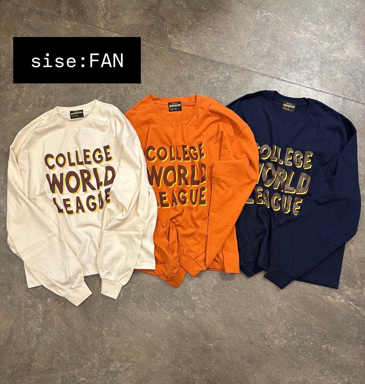 COLLEGE LEAGUE 6.0 Long sleeve Tee