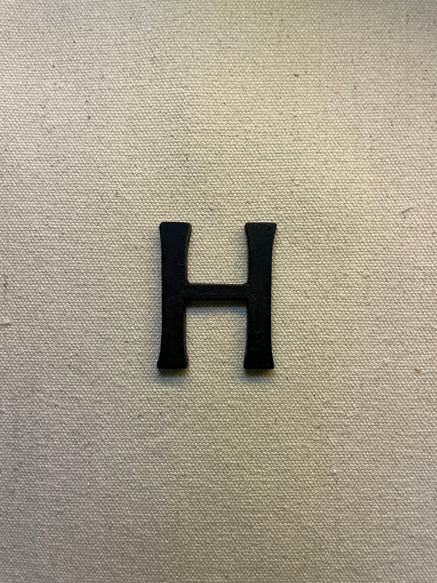 45mm　LETTER BLACK