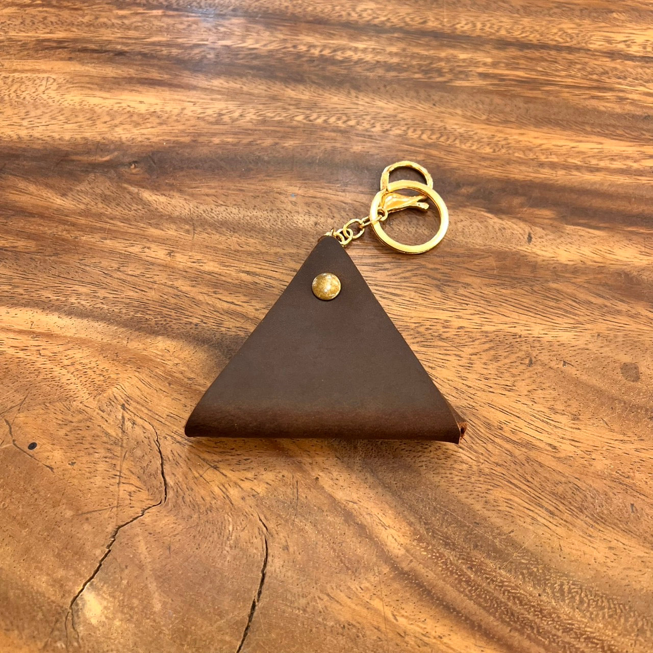 The Triangle Leather Coin Case