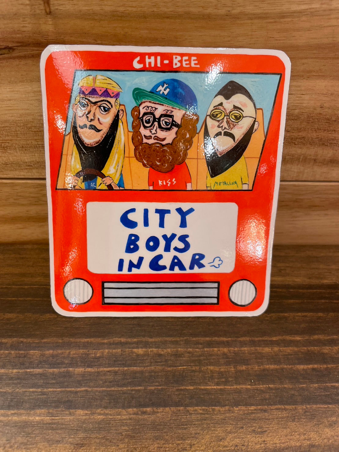 CHI-BEE　CITY BOYS IN CAR　マグネット