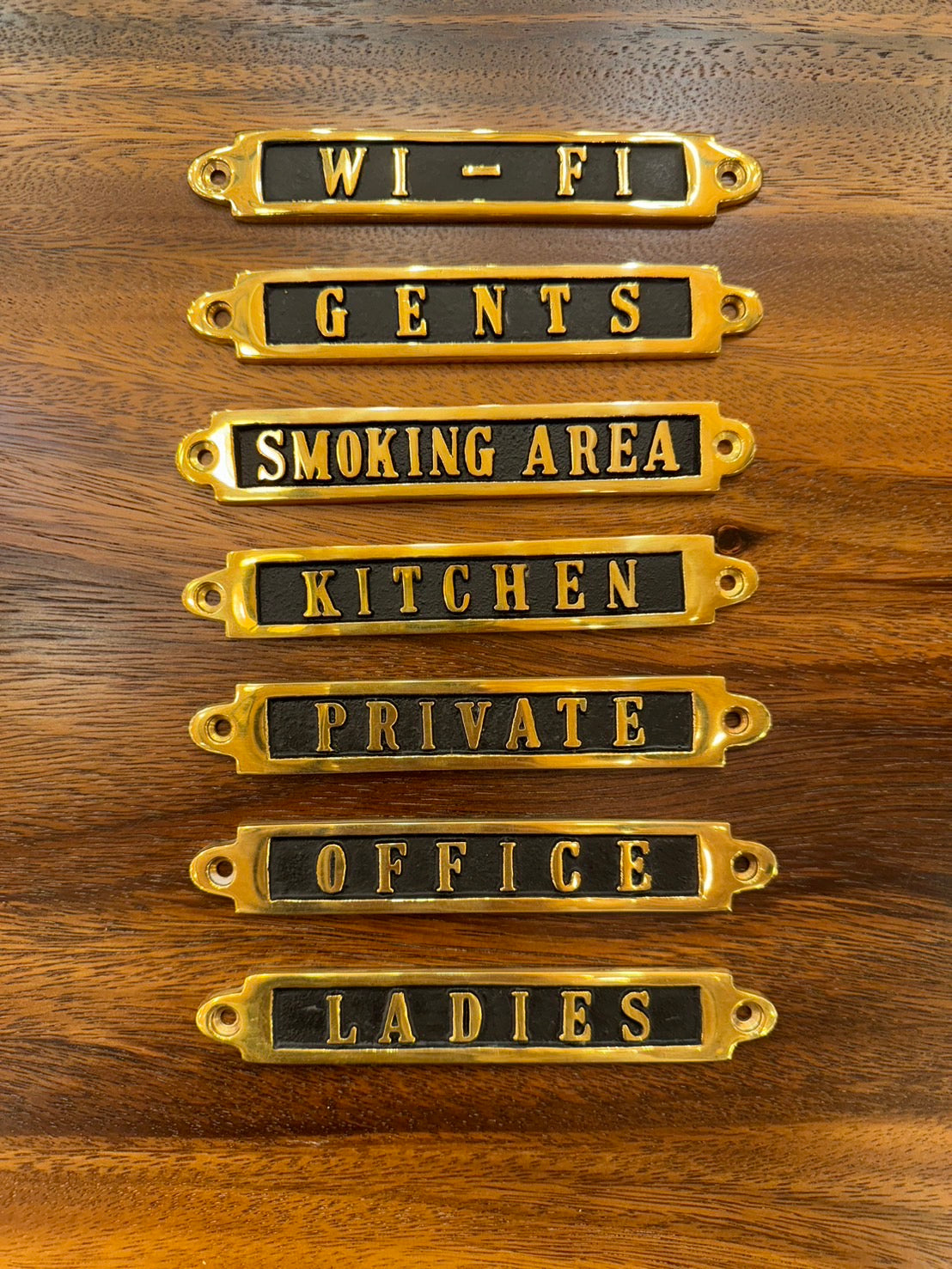 BRASS SIGN