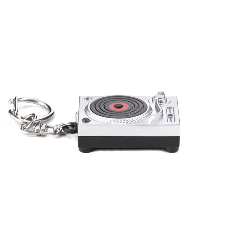 TURNTABLE LIGHT-UP KEYRING